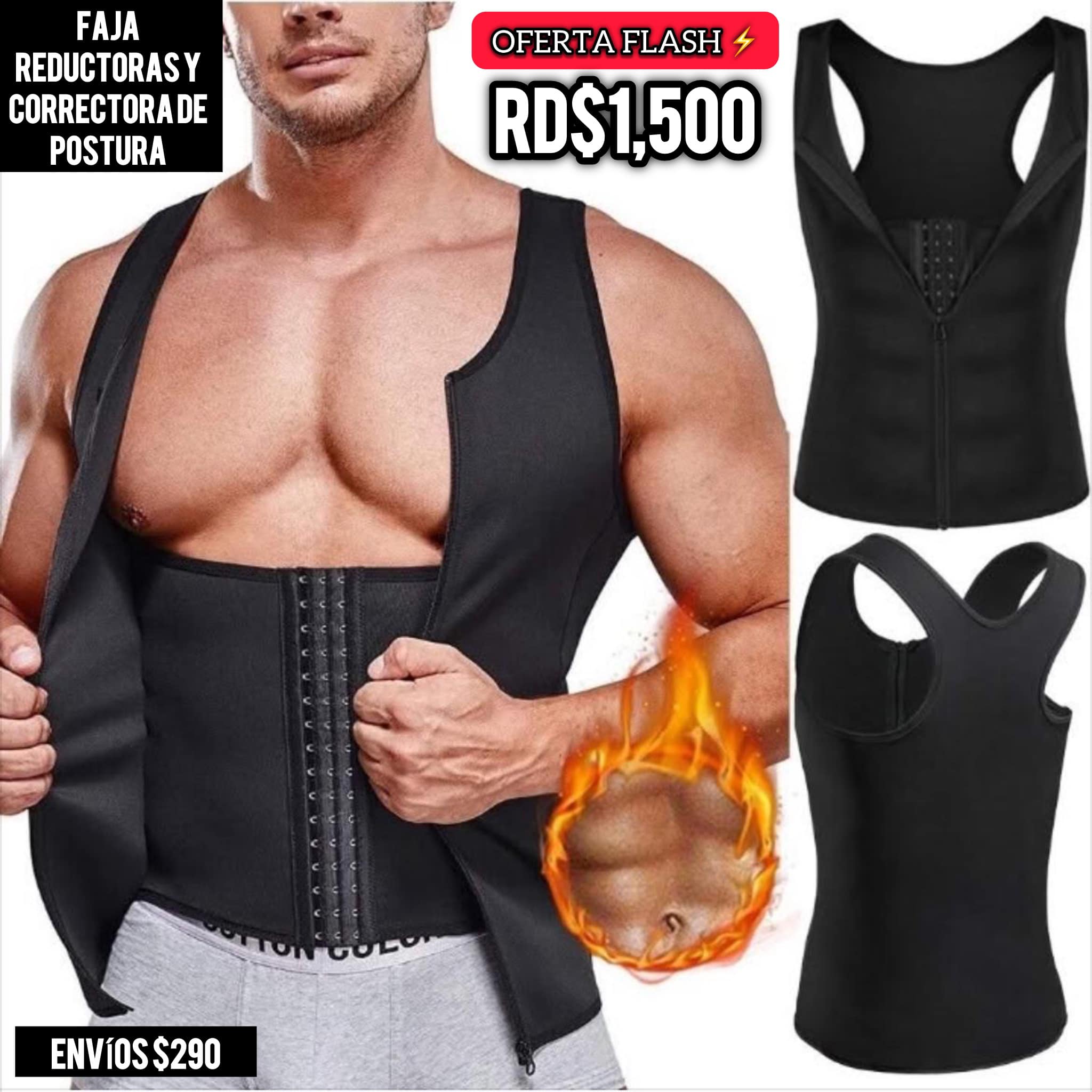 FAJA PARA HOMBRE-XXXL