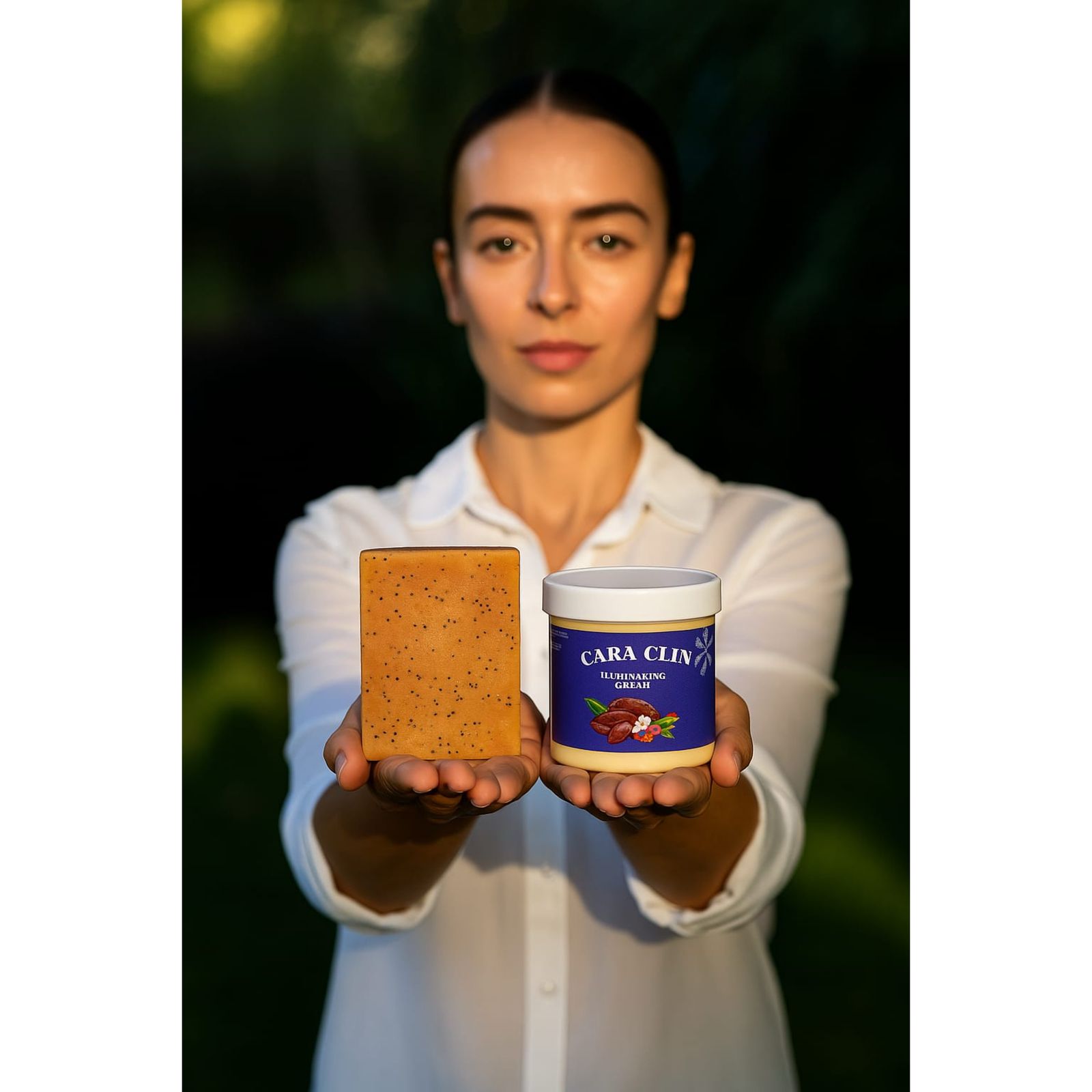 Crema blanqueadora + exfoliante