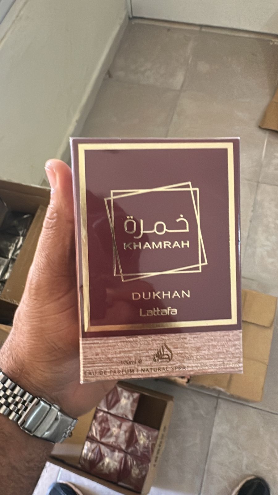 Khamrah caja pequeña  rojo (Dukhana Mistycal