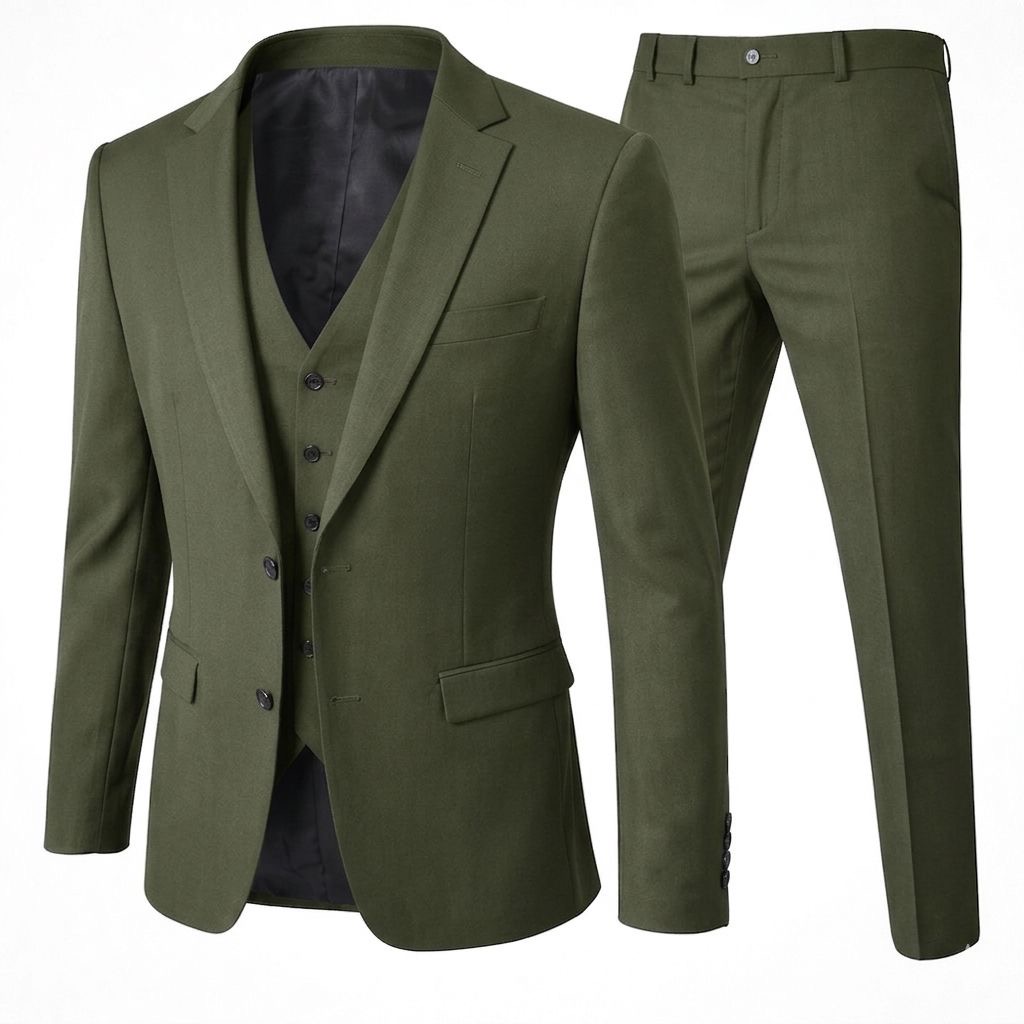 Traje1-L-verde ( 3 piezas)