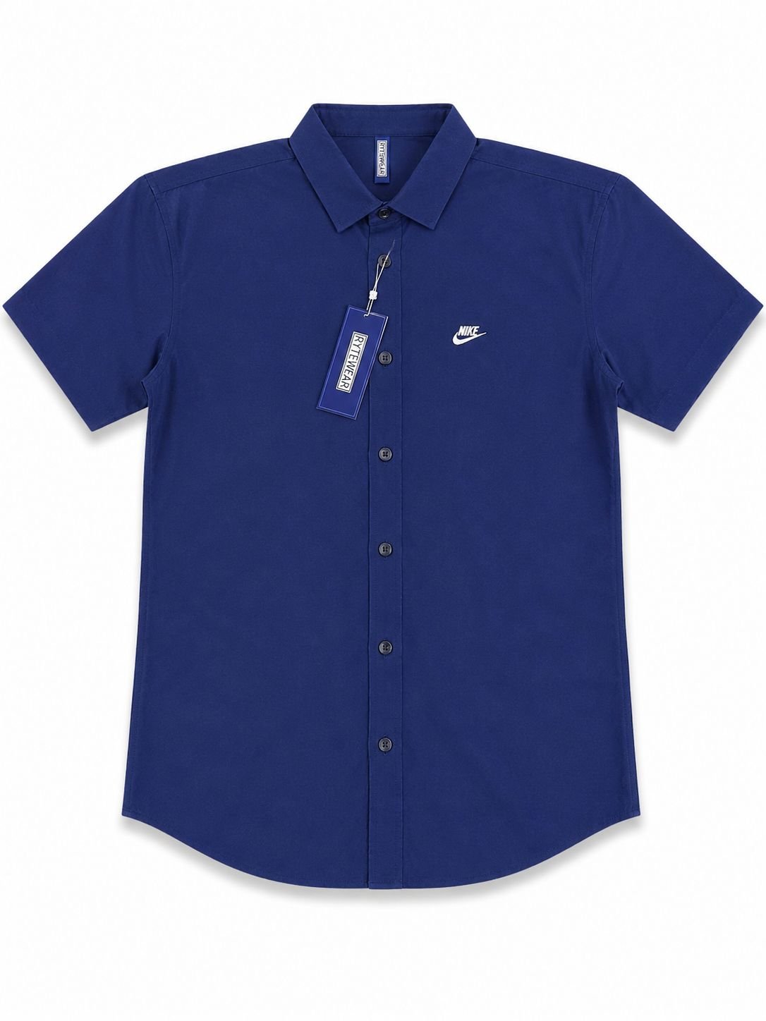 camisa-l-azul oscuro nike  manga corta