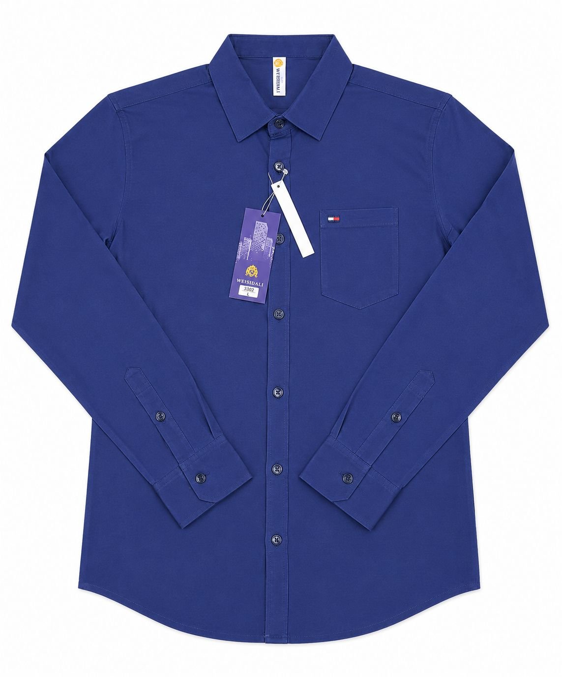 CAMISA-M-WEISIDALI AZULO MANGA LARGA