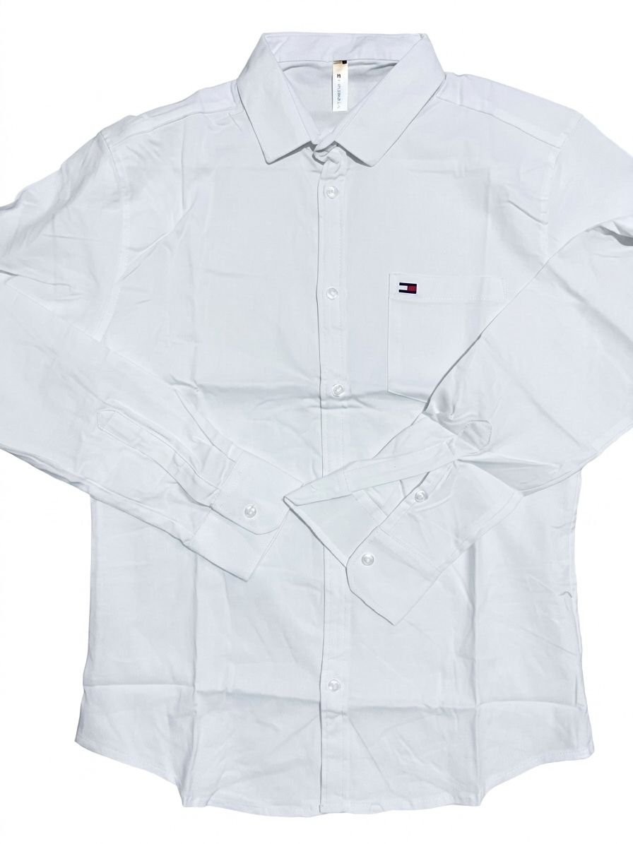 CAMISA-XL-WEISIDALI blanca MANGA LARGA