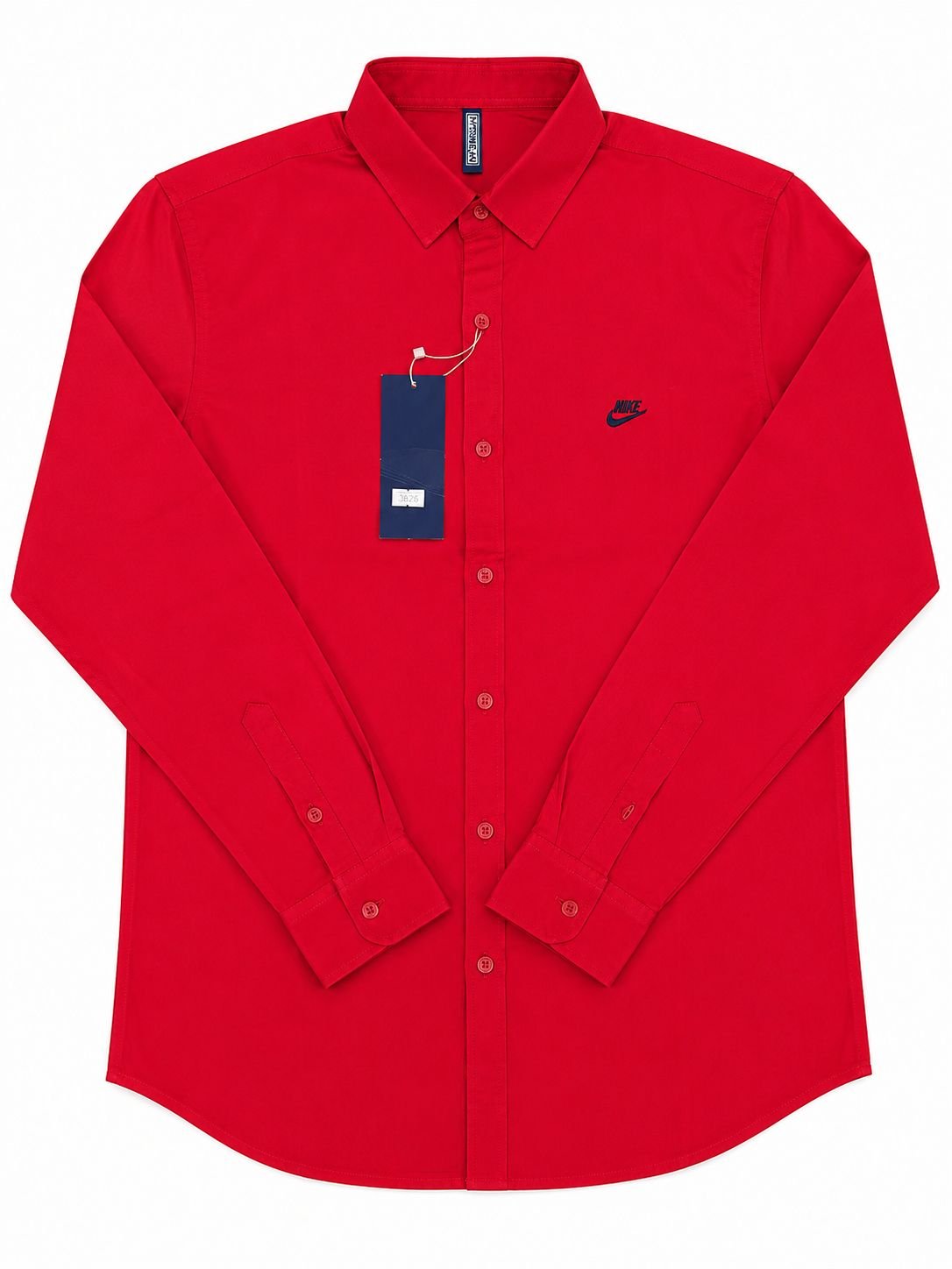 CAMISA-XL-NIKE ROJA MANGA LARGA