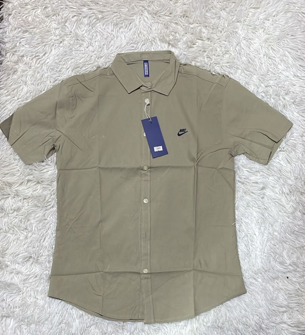CAMISA-M-NIKE crema MANGA corta