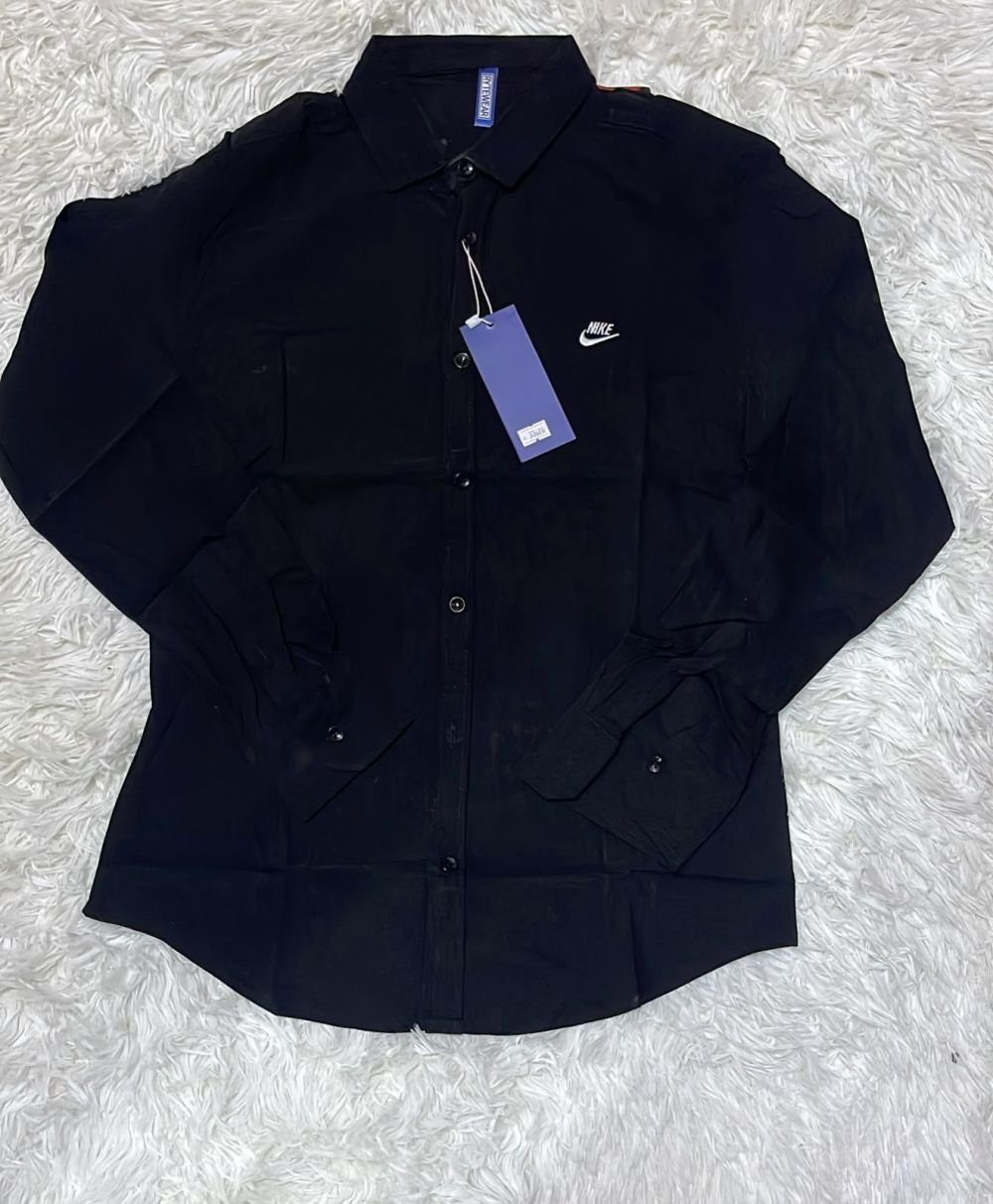 CAMISA-l-NIKE negra  MANGA LARGA